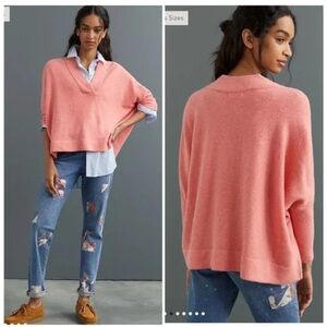 Anthropologie V Neck Sweater